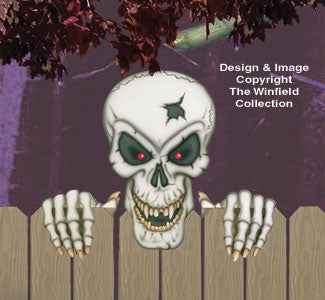 Large Scary Skull Woodcraft Pattern