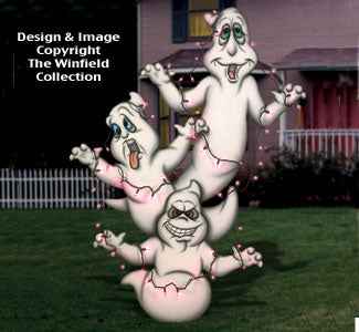 Ghostly Trio Woodcrafting Pattern