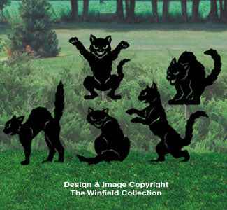 Frightened Feline Shadow Patterns