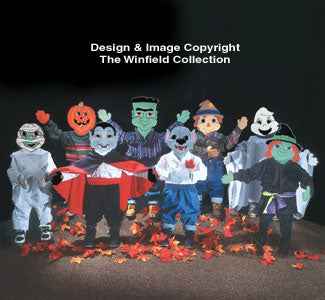 Little Trick or Treaters Woodcraft Pattern(F)