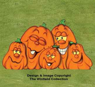 Medium Pumpkin Patch Pattern 21" Tall