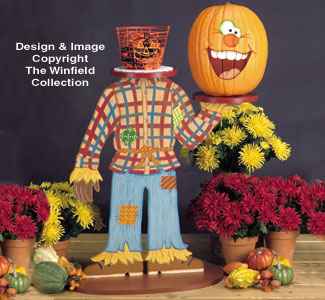 Pumpkin Head Woodcraft Pattern(F)