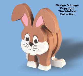 Layered Rabbit Woodcraft Pattern