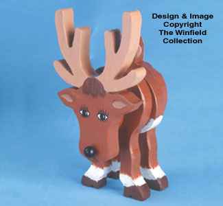 Layered Deer Woodcraft Pattern