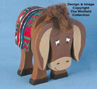 Layered Donkey Woodcraft Pattern