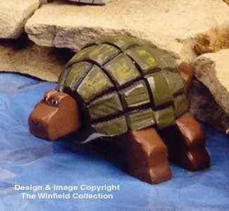 Layered Turtle Woodcraft Pattern