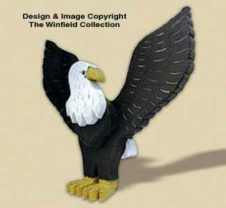Layered Eagle Woodcraft Pattern