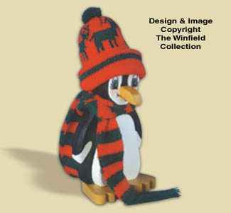 Layered Penguin Woodcraft Pattern