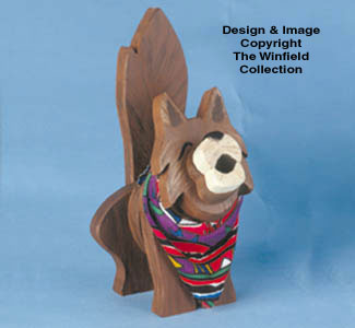 Layered Coyote Woodcraft Pattern - The Winfield Collection