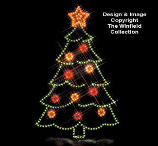 Christmas Tree Nite-Lite Woodcraft Pattern - The Winfield Collection