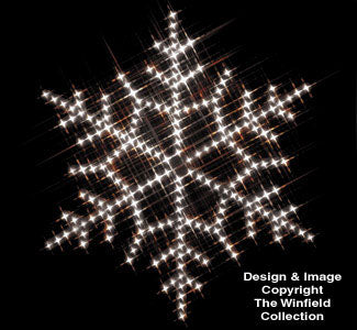 Snowflake Nite-Lite Woodcraft Pattern - The Winfield Collection