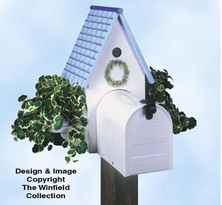 Birdhouse Planter Mailbox Pattern(F) - The Winfield Collection