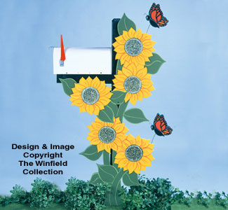 Mailbox Post Cover #2 Woodcraft Pattern - The Winfield Collection