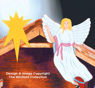 Angel & Star Woodcraft Pattern - The Winfield Collection