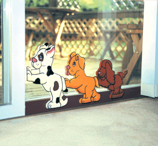 Dog & Kitty Sliding Door Lock Pattern(F) - The Winfield Collection