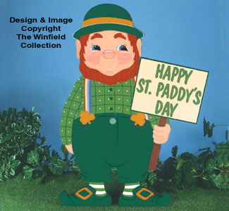 Leprechaun Yard Sign Patterns - The Winfield Collection
