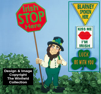 St Paddy's Traffic Signs Pattern(F) - The Winfield Collection