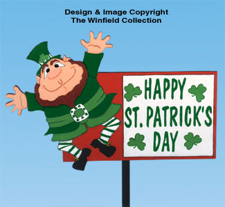 Dancin' Leprechaun Sign Pattern(F) - The Winfield Collection