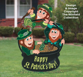 Lucky Leprechauns Woodcraft Pattern - The Winfield Collection