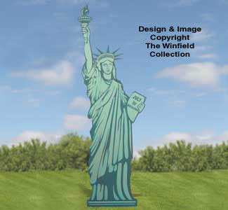 Statue Of Liberty Woodcraft Pattern(F) - The Winfield Collection