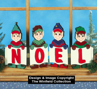Elves Window Screen Woodcraft Pattern - The Winfield Collection