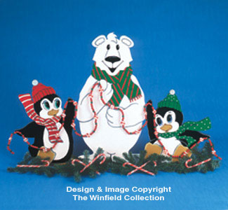 North Pole Trio Screen Pattern 30" - The Winfield Collection