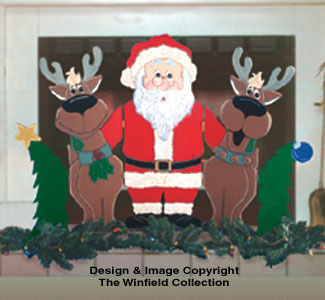 Christmas Trio Screen Pattern 30" - The Winfield Collection