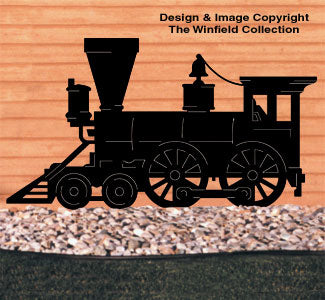 Locomotive Shadow Woodcrafting Pattern - The Winfield Collection