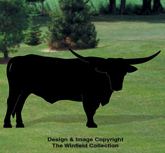 Longhorn Shadow Woodcrafting Pattern - The Winfield Collection