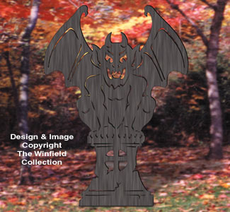 Gargoyle Shadow Woodcrafting Pattern - The Winfield Collection