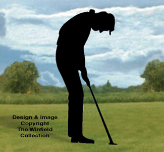 Standing Putter Shadow Woodcrafting Pattern(F) - The Winfield Collection