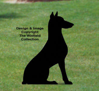 Sitting Dog Shadow Woodcraft Pattern - The Winfield Collection