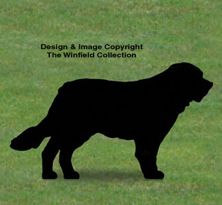 St Bernard Shadow Woodcrafting Pattern(F) - The Winfield Collection