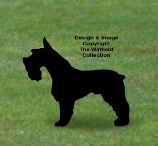 Schnauzer Shadow Woodcraft Pattern(F) - The Winfield Collection