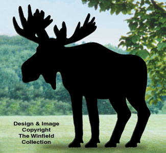 Moose Shadow Woodcrafting Pattern - The Winfield Collection