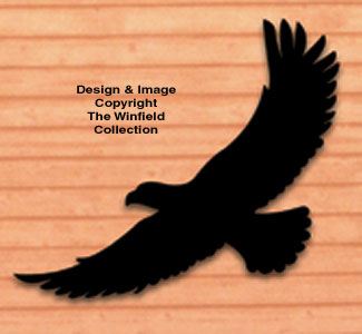 Life-Size Eagle Shadow Woodcraft Pattern - The Winfield Collection
