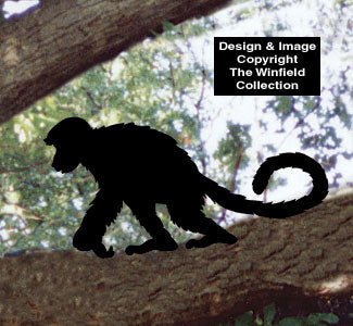Monkey Shadow #2 Woodcraft Pattern - The Winfield Collection