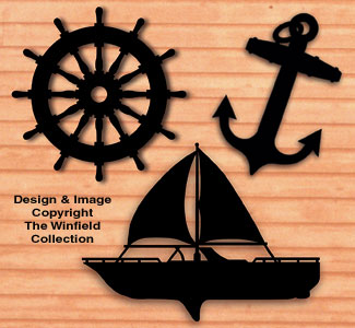 Nautical Shadows Pattern Set (SH118, 112, 111) - The Winfield Collection