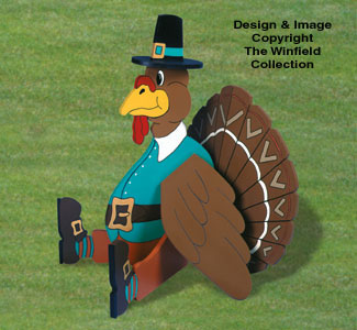 Giant Yard Turkey Woodcraft Pattern - The Winfield Collection