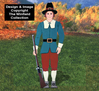 Pilgrim Man Woodcraft Pattern - The Winfield Collection