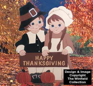 Thanksgiving Greeting Woodcraft Pattern - The Winfield Collection