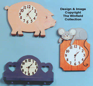 8 Country Clock Patterns(F) - The Winfield Collection