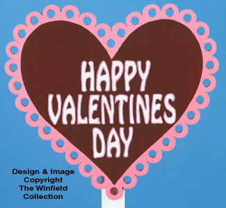 Large Valentine Heart Pattern - The Winfield Collection