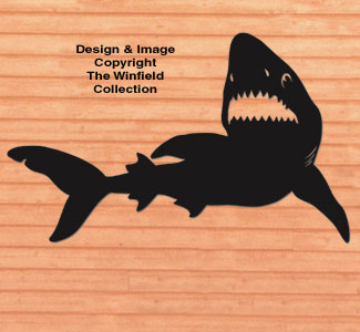 Shark Shadow Woodcrafting Pattern - The Winfield Collection