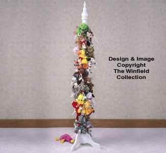 Bean Bag Animal Pole Woodcraft Pattern(F)