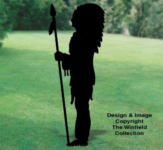 Standing Chief Shadow Woodcraft Pattern - The Winfield Collection