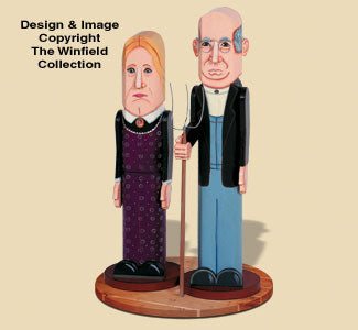 American Gothic Pole People Pattern - The Winfield Collection