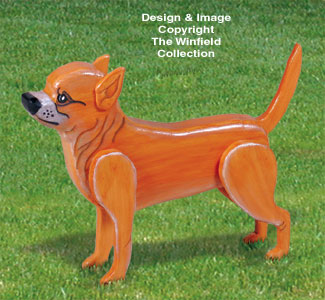 3D Life-Size Chihuahua Woodcraft Pattern - The Winfield Collection