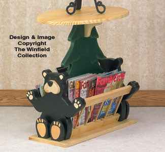 Black Bear Magazine Table Woodworking Plan