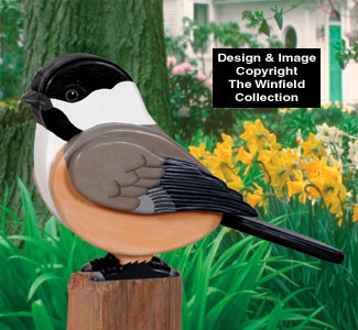 3D Giant Chickadee Woodcraft Project Plan - The Winfield Collection